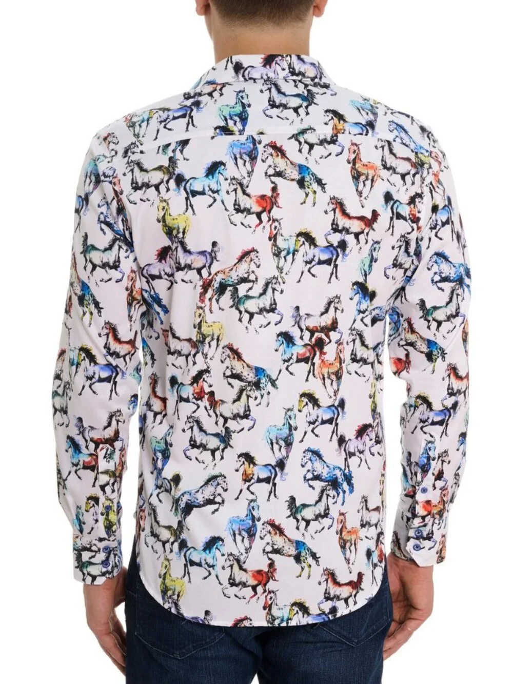 ROBERT GRAHAM Year of Horse THOROUGHBRED LONG SLEEVE BUTTON SHIRT BIG 2XL NWT